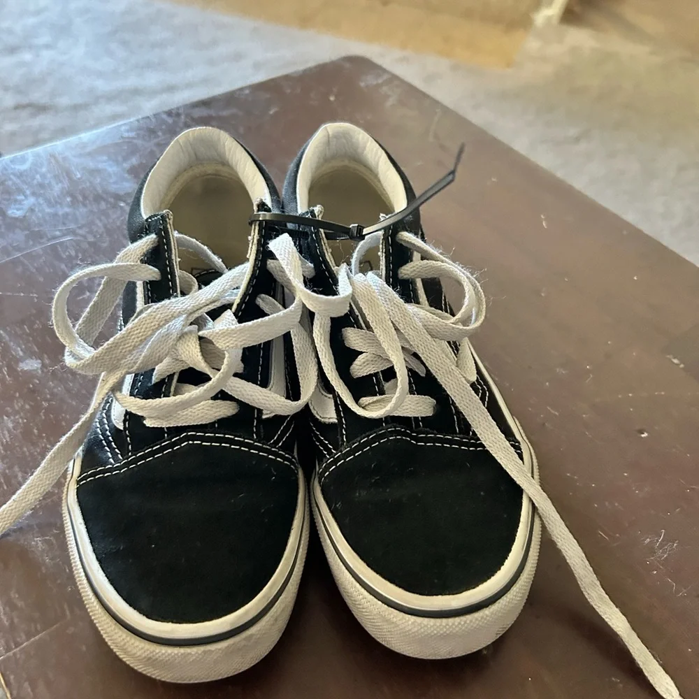 Vans Black and White Classic Sneakers